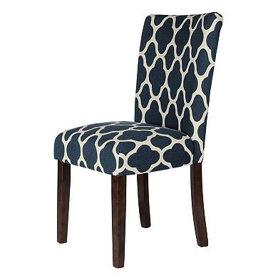HomePop Geometric Parson Chair 2-piece Set