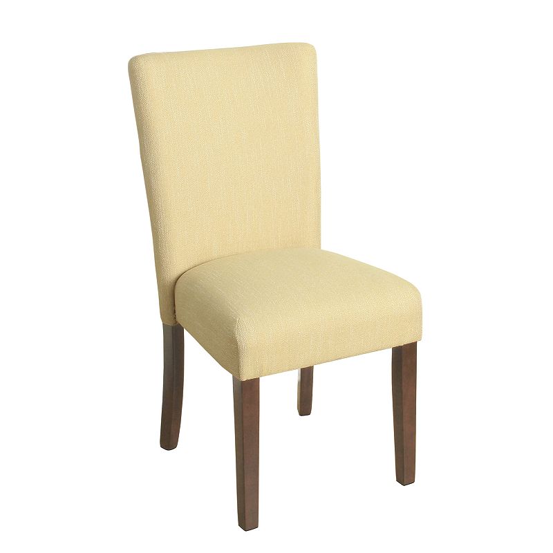 HomePop Parson Dining Chair, Yellow