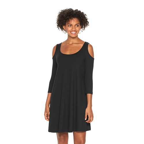 kohls cold shoulder dresses