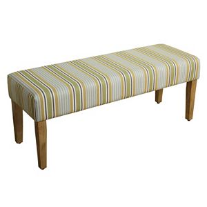 HomePop Striped Bench