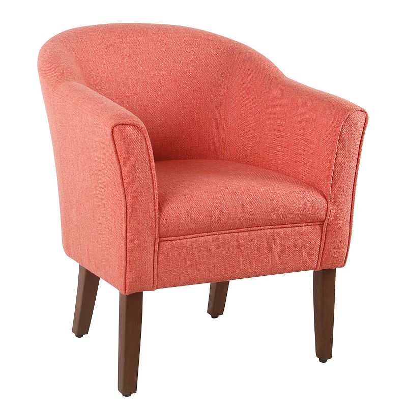 HomePop Chunky Textured Accent Chair, Pink - 20771921 - Furniture Add vintage flair to your space with this mid-cent sku 20771921