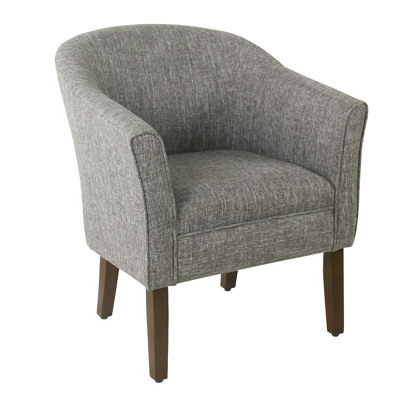 67356442 HomePop Chunky Textured Accent Chair, Grey sku 67356442