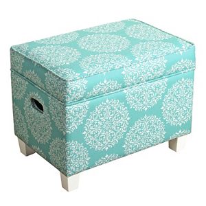 HomePop Small Printed Storage Ottoman