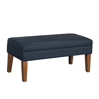 HomePop Textured Storage Bench