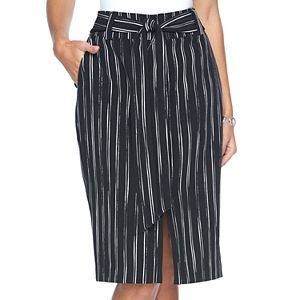 Women's Apt. 9® Tie-Front Midi Skirt