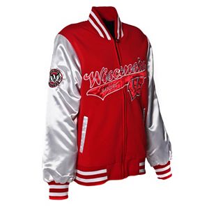Women's Franchise Club Wisconsin Badgers Sweetheart Varsity Jacket
