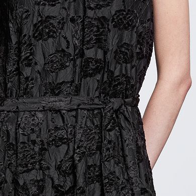 Women's Simply Vera Vera Wang Simply Noir Velvet A-Line Dress