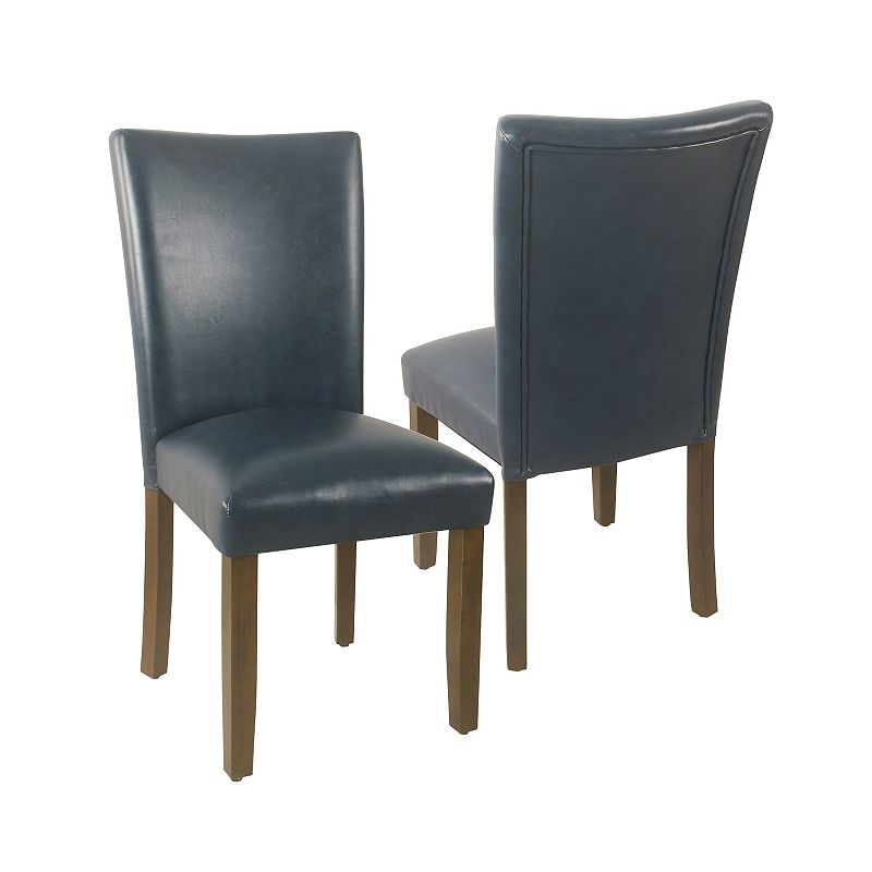 HomePop Parson Dining Chair 2-piece Set, Blue