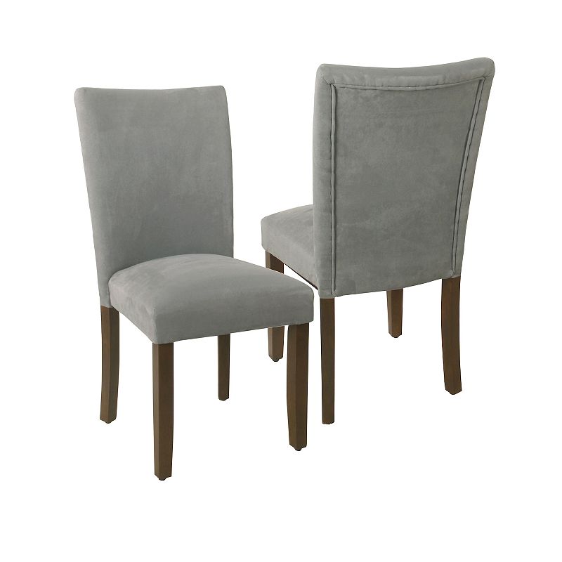 HomePop Parson Dining Chair 2-piece Set, Grey