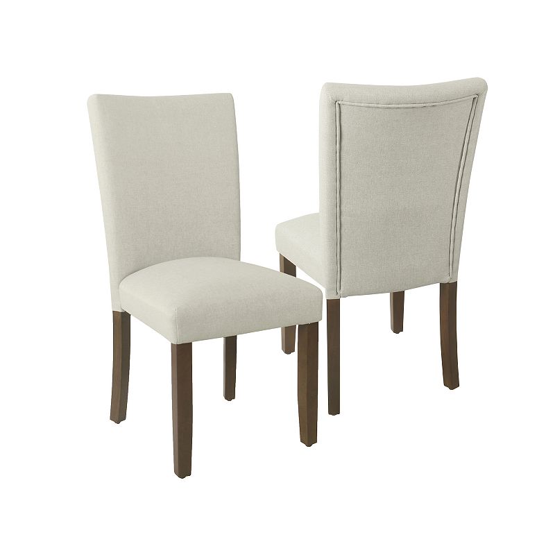 78221035 HomePop Parson Dining Chair 2-piece Set, Grey sku 78221035