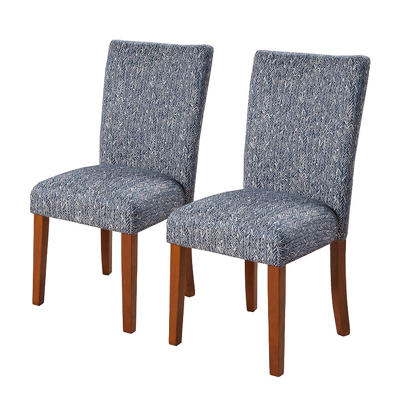 HomePop Parson Dining Chair 2-piece Set, Blue