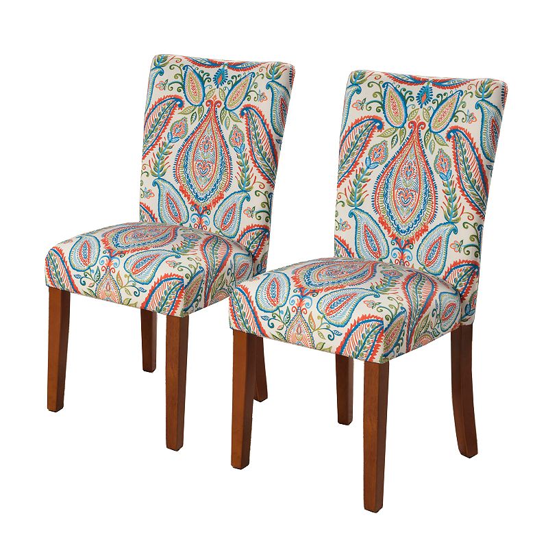 HomePop Parson Dining Chair 2-piece Set, Multicolor