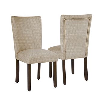 HomePop Parson Dining Chair 2 pc Set