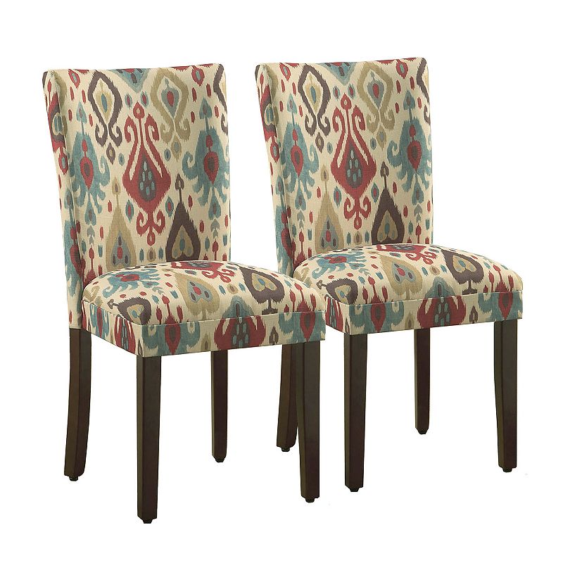 HomePop Parson Dining Chair 2-piece Set, Red