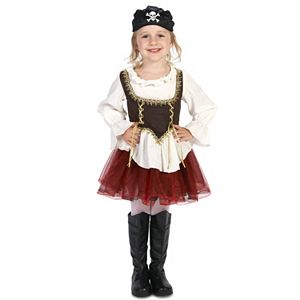 Toddler Pirate with Tutu Costume