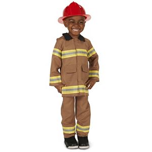 Toddler Firefighter Costume With Helmet