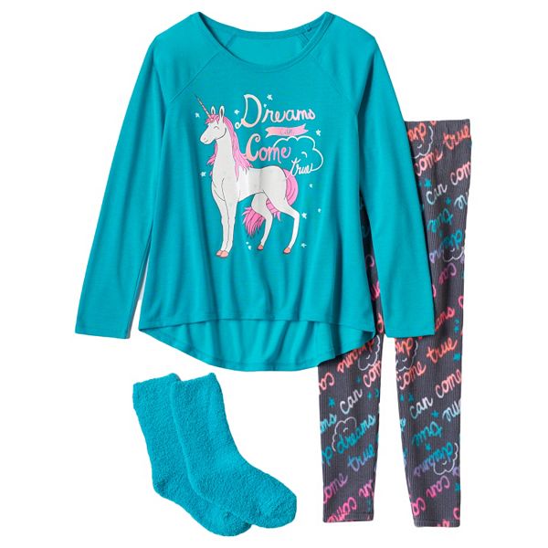 First, Pajamas, First Meowgical Unicorn Cat Pajama Set Juniors Sz M