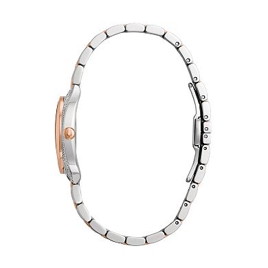 Bulova Women’s Classic Two-tone Stainless Diamond Accent Bracelet Watch - 98R230
