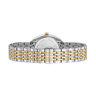 Bulova Women’s Classic Two-tone Stainless Diamond Accent Bracelet Watch - 98R230