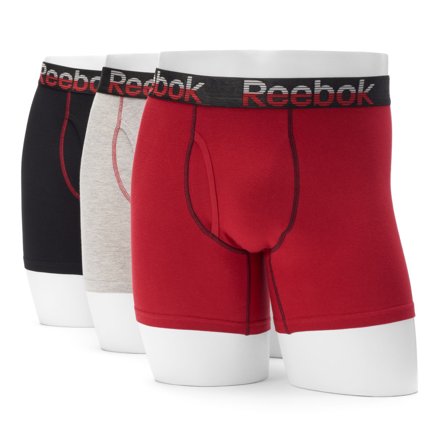 reebok men's 3 pack stretch boxer briefs