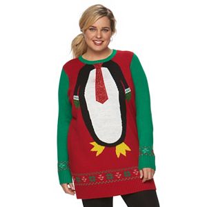 Plus Size US Sweaters Holiday Sweater Tunic