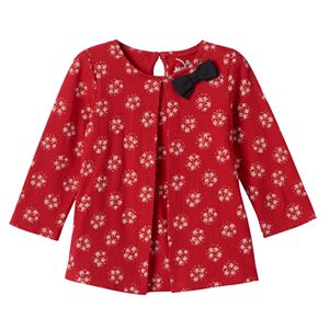 Baby Girl Jumping Beans Bow Glittery Pleated Tunic