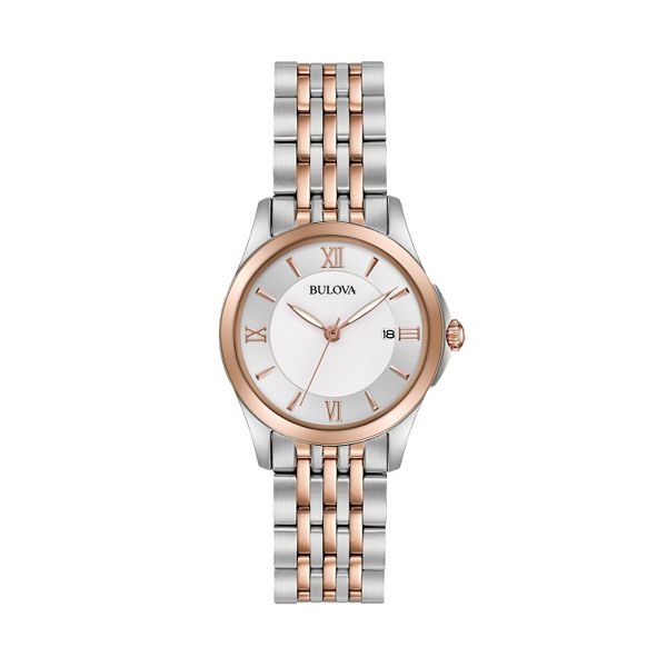 Bulova Women s Classic Two Tone Stainless Steel Watch