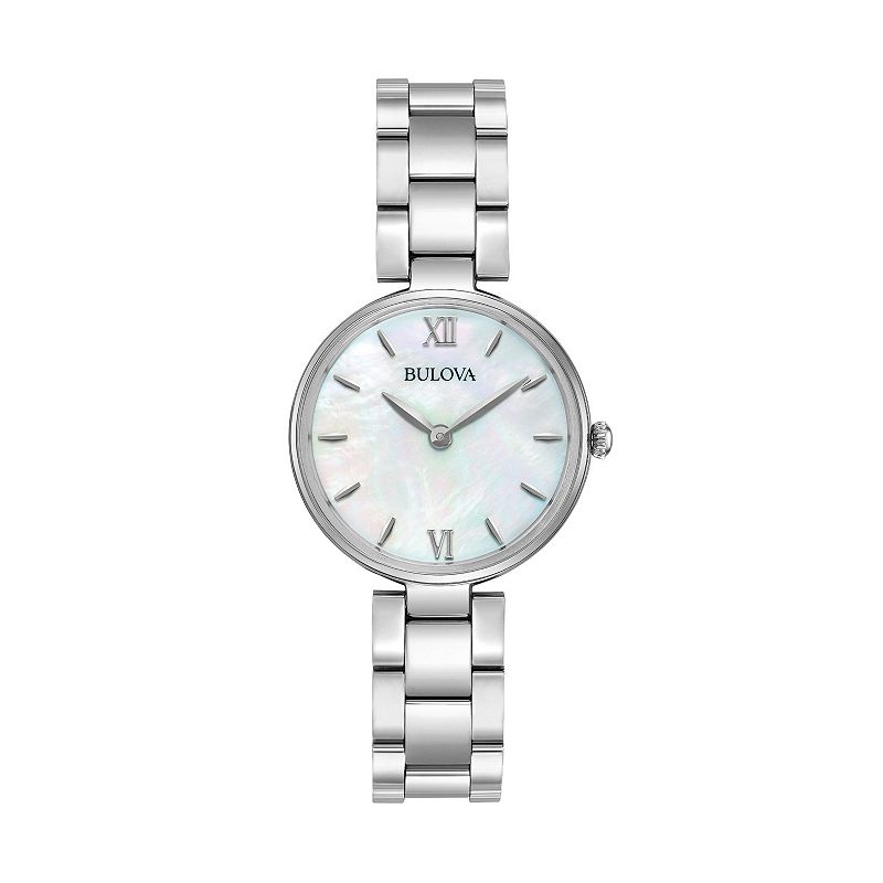 Bulova Women's Classic Stainless Steel Watch - 96L229, Silver Tone