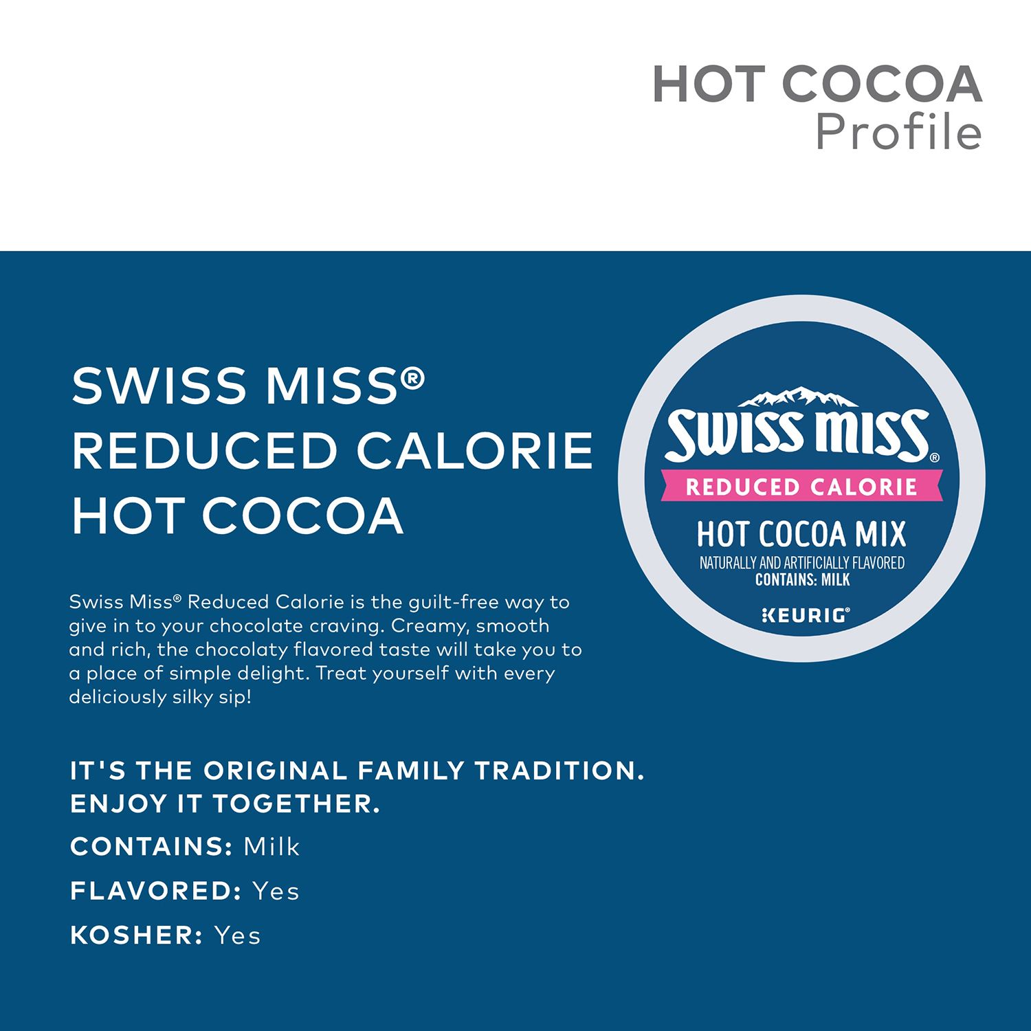 swiss miss sensible sweets light hot cocoa