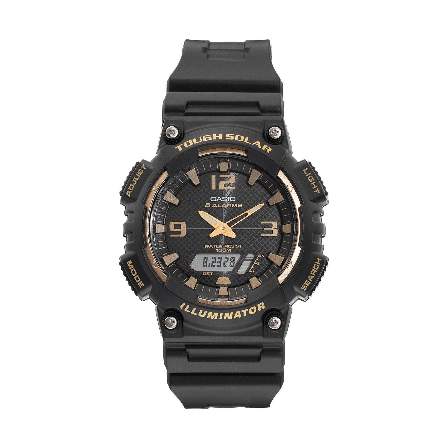 casio tough solar illuminator set time
