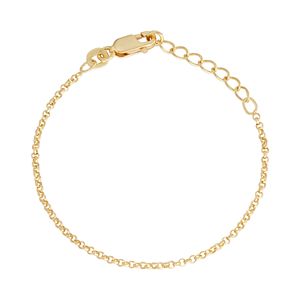 Junior Jewels Kids' Sterling Silver Rolo Chain Bracelet