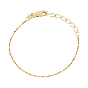 Junior Jewels Kids' Sterling Silver Box Chain Bracelet