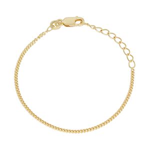 Junior Jewels Kids' Sterling Silver Curb Chain Bracelet