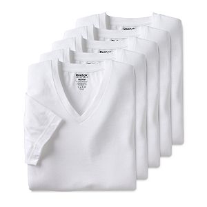 Men's Reebok 5-pack V-neck Tees