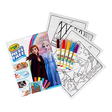 Disney's Frozen Mess-Free Color Wonder Markers & Paper Set by Crayola