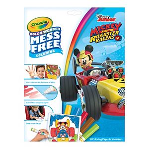 Disney's Mickey Mouse Mess Free Color Wonder Markers & Paper Set by Crayola