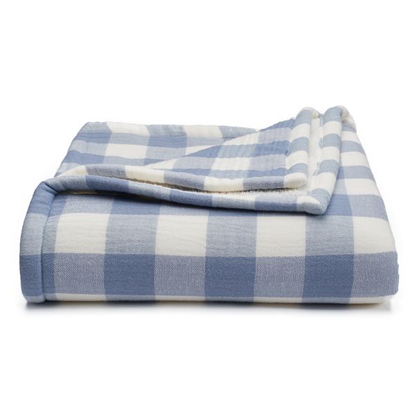 Sonoma Goods For Life Gauze Buffalo Check Throw