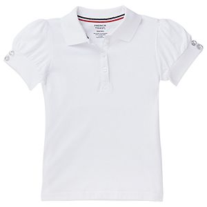 Girls 4-20 & Plus Size French Toast Rhinestone Button School Uniform Polo Shirt