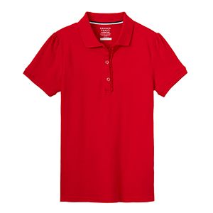 Girls 4-16 French Toast School Uniform Short-Sleeved Ruffle Polo