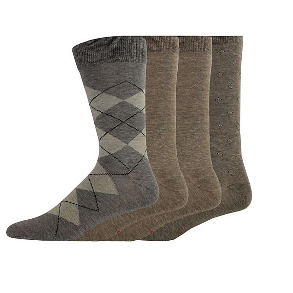 Men's Dockers 4pack Argyle, Solid & Patterned Dress Socks