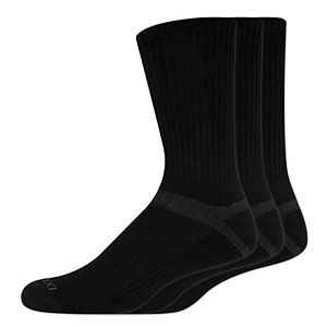 Men's Dockers 3-pack Enhanced Cushioned Crew Socks