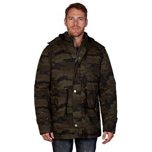 Men's XRAY Camouflage Hooded Parka Jacket