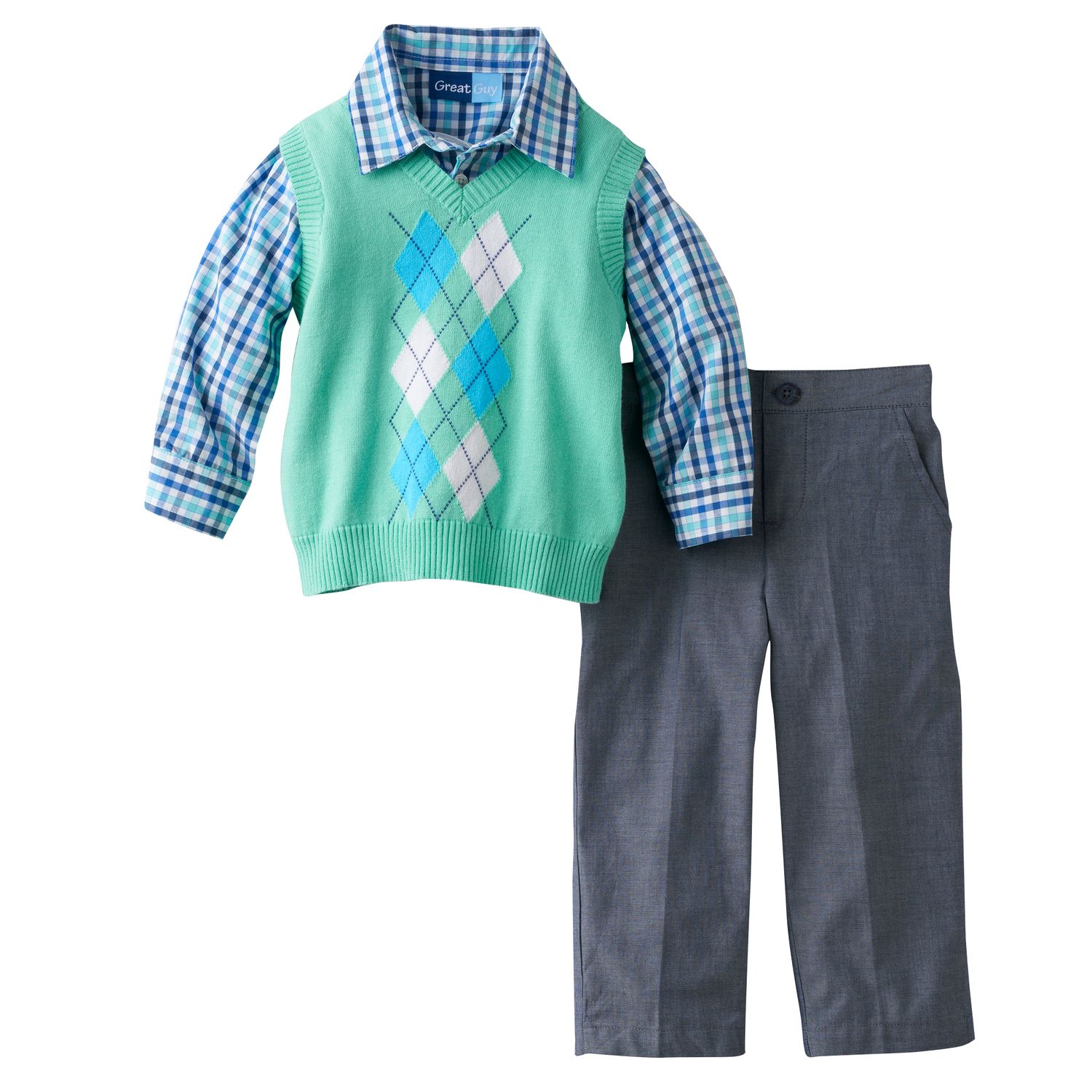 mint green baby boy outfit