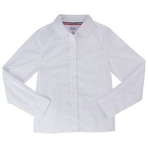 Girls 4-20 & Plus Size French Toast School Uniform Long-Sleeved Pointed Collar Blouse