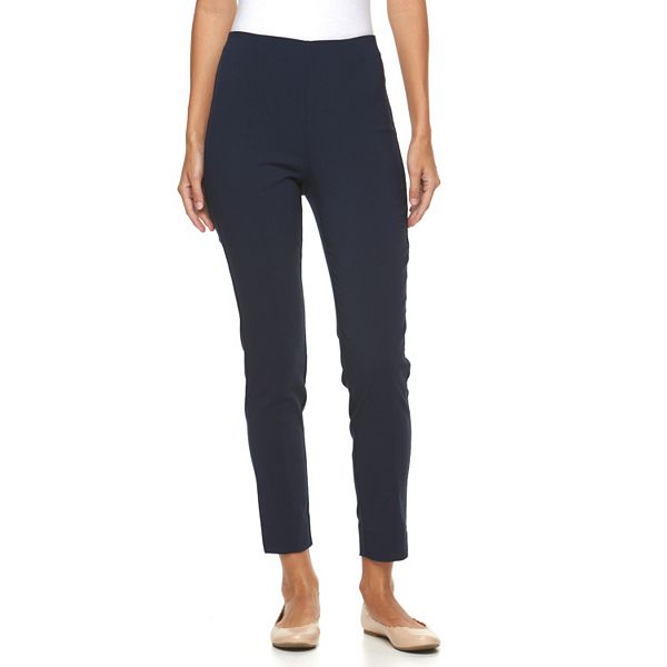 Women's Croft & Barrow® Pull-On Twill Tapered Ankle Pants