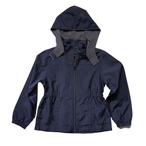 Girls 4-16 French Toast School Uniform Detachable Hood Lightweight Jacket