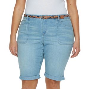 Plus Size Gloria Vanderbilt Rachel Bermuda Jean Shorts