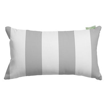 Majestic Home Goods Vertical Stripe Indoor / Outdoor Oblong Throw Pillow