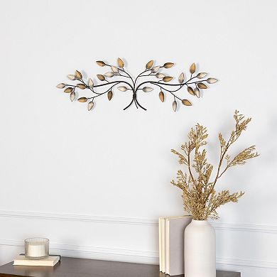 Stratton Home Decor Blowing Leaves Metal Wall Decor