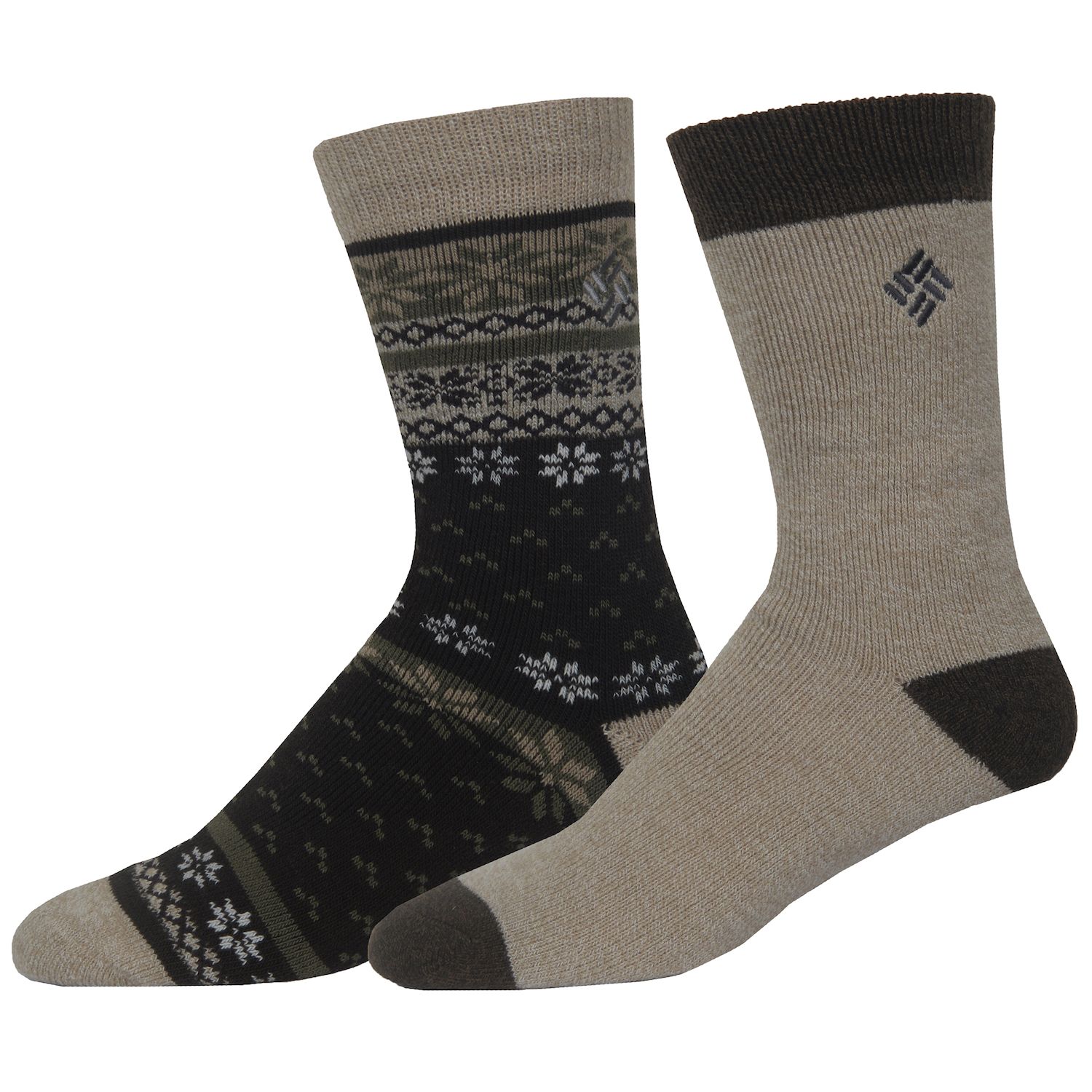 Aldi Mens 2 Pair Crew Socks Size 6-12 Oeko-Tex Camping is IN TENTS